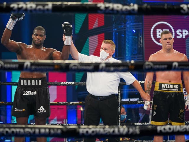 Daniel Dubois made light work of Ricardo Snijders in a heavyweight mismatch