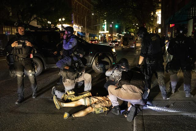 A man was shot on Saturday, 29 August in Portland, Oregon. Fights broke out in downtown Portland as a large caravan of supporters of President Donald Trump drove through the city, clashing with counter-protesters.