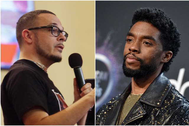 Writer Shaun King received a backlash for sending a promotional email that referenced Chadwick Boseman's death