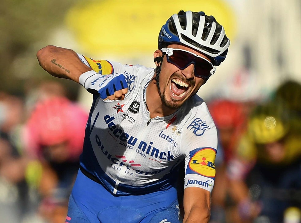 Julian Alaphilippe / Julian Alaphilippe: I'm just completely spent ...
