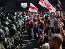 Tens of thousands defy regime warning to protest in Belarus