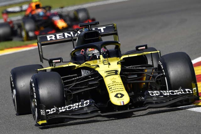 Daniel Ricciardo proved the biggest climber in the F1 driver rankings after the Belgian Grand Prix