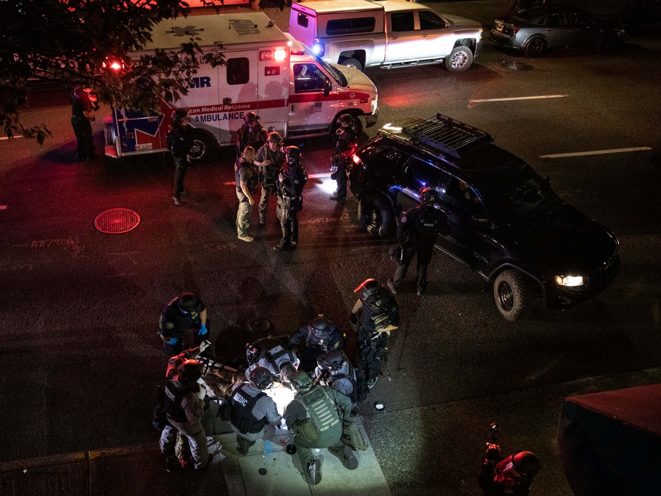 Related video: Portland mayor blames 'racist' Trump for violence