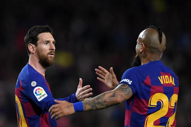 Lionel Messi and Arturo Vidal might not be Barcelona team-mates for much longer