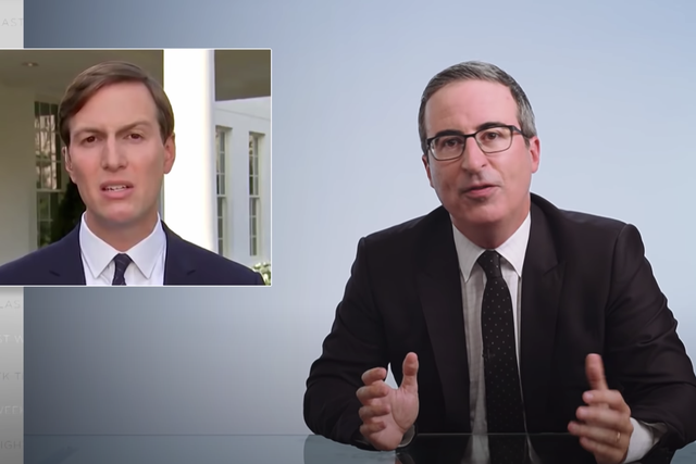 John Oliver criticised Jared Kushner's comments regarding the recent NBA protests on his show 'Last Week Tonight with John Oliver'.