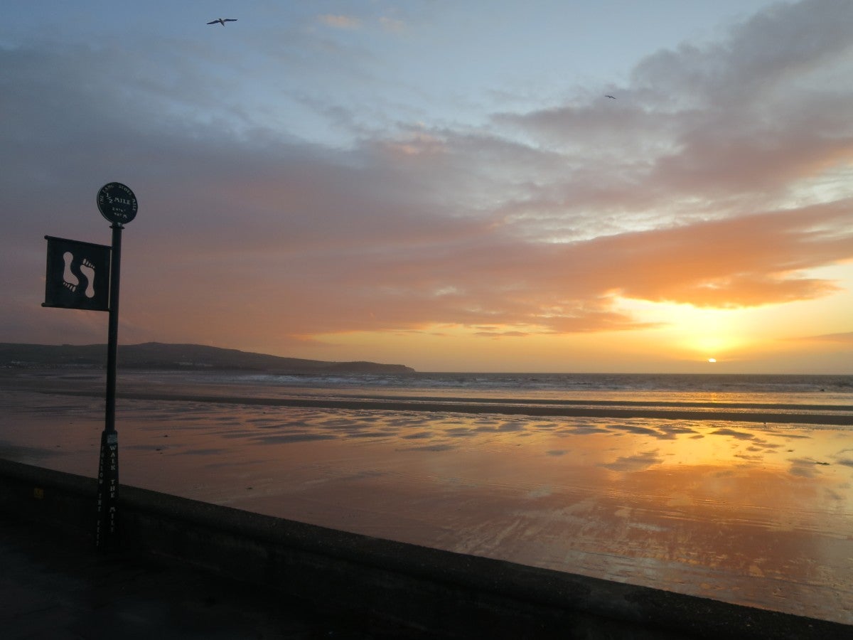 Sunset at Ayr Beach