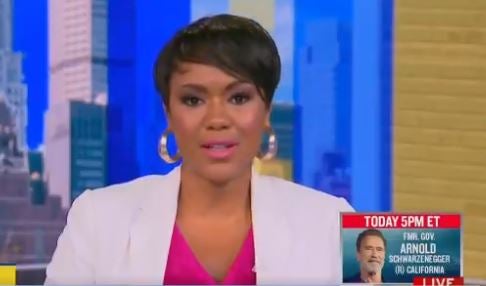 Tiffany Cross while filling in for "AM Joy" host Joy Reid