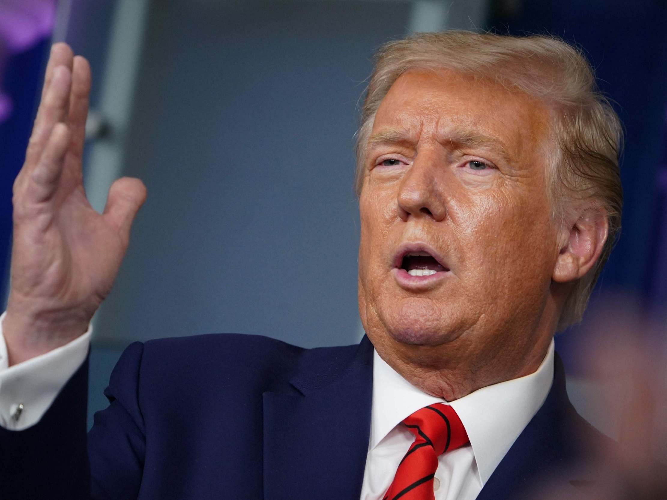 US president Donald Trump on Monday claimed that Black Lives Matter had a 'terrible name'