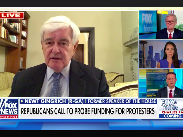 Newt Gingrich advocates mass arrests to "break the fever" of protests