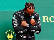 Lewis Hamilton ‘feeling 2020 on the heart and spirit’ due to emotional weekend after Chadwick Boseman death