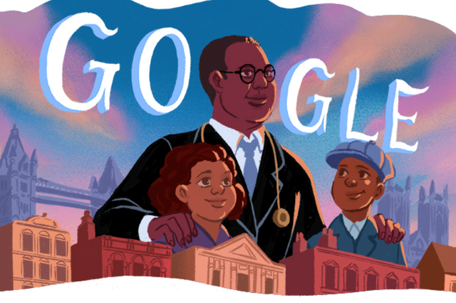 Google has celebrated UK civil rights hero Dr Harold Moody
