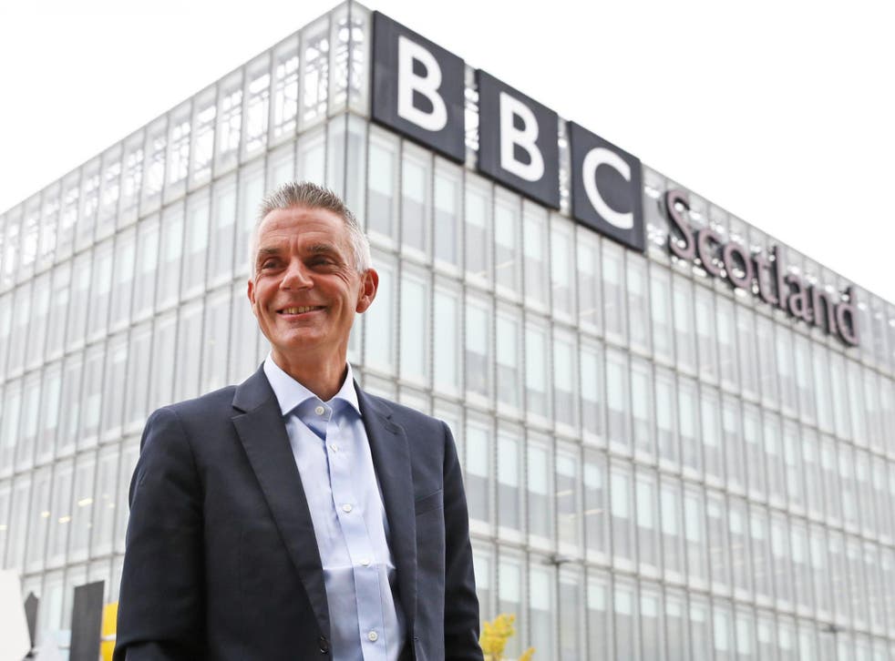 Tim Davie, new Director General of the BBC, arrives at BBC Scotland in Glasgow