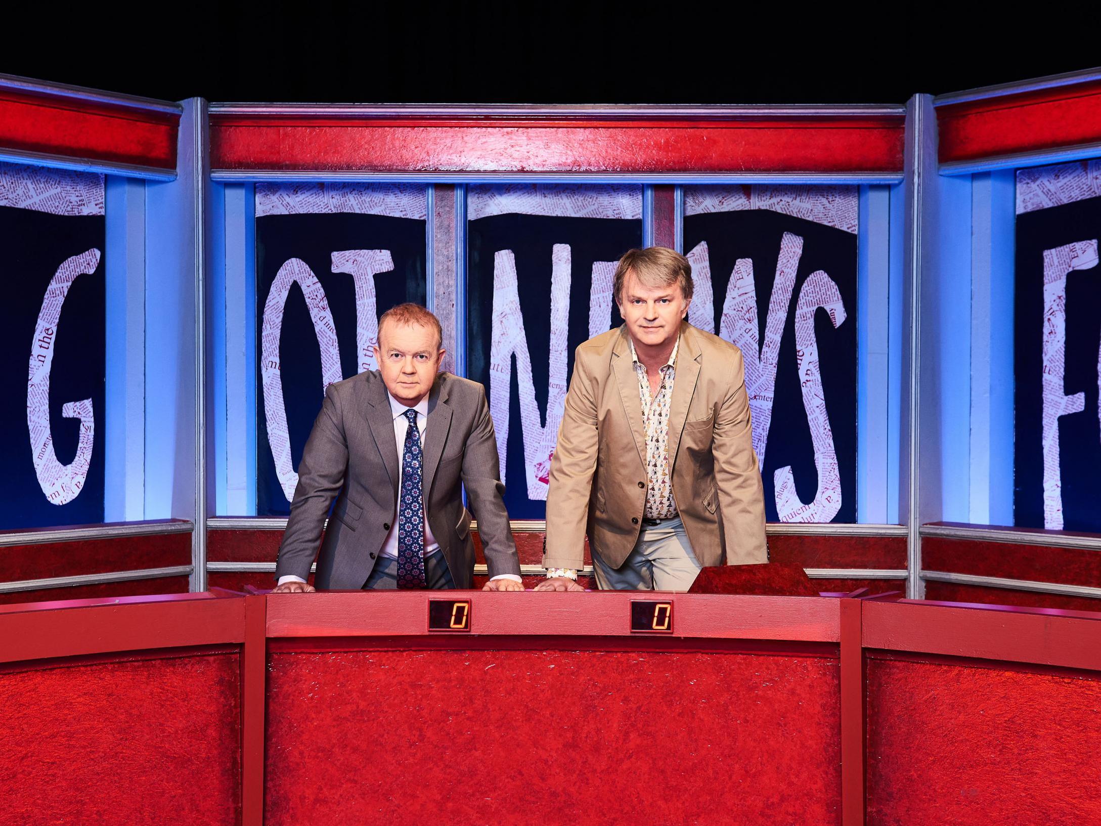 Ian Hislop and Paul Merton on 'Have I Got News for You'