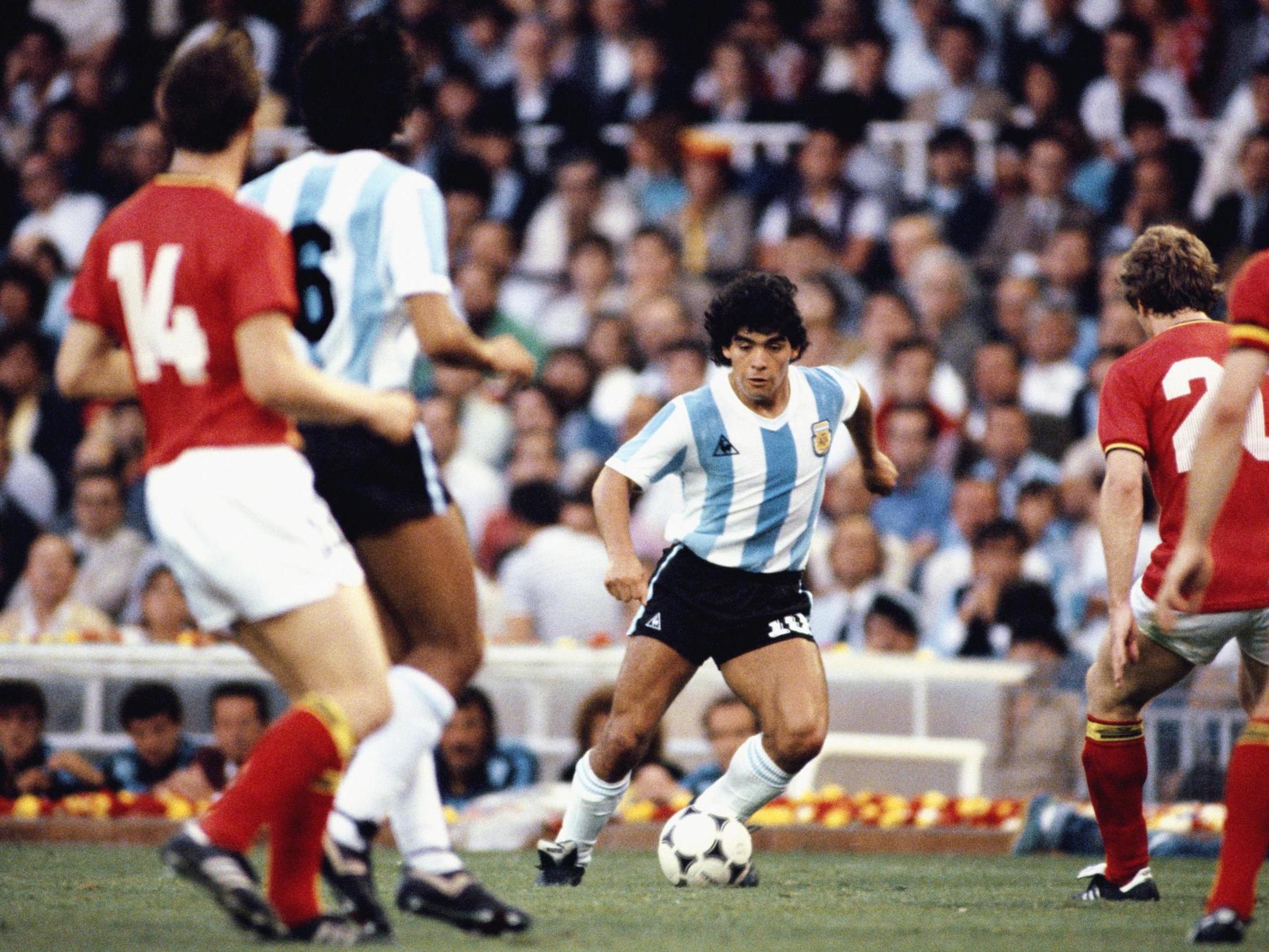 Maradona’s success with Argentina is held against Messi in comparisons