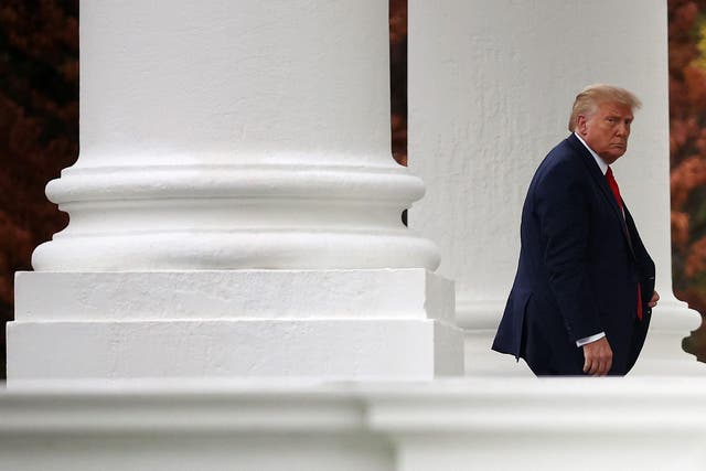 US President Donald Trump returns to the White House following a trip to Wisconsin 1 September, 2020 in Washington, DC