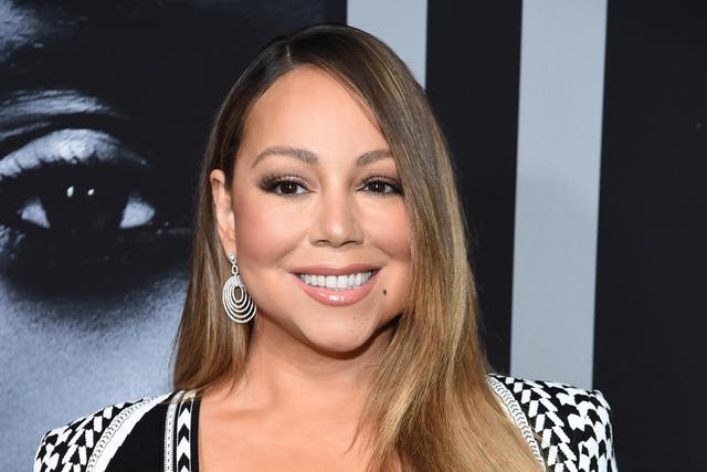 Mariah Carey at the premiere of Tyler Perry's 'A Fall From Grace' on 13 January 2020 in New York City.
