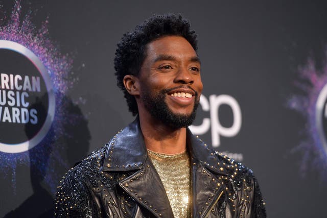 Chadwick Boseman during the 2019 American Music Awards on 24 November 2019 in Los Angeles, California.