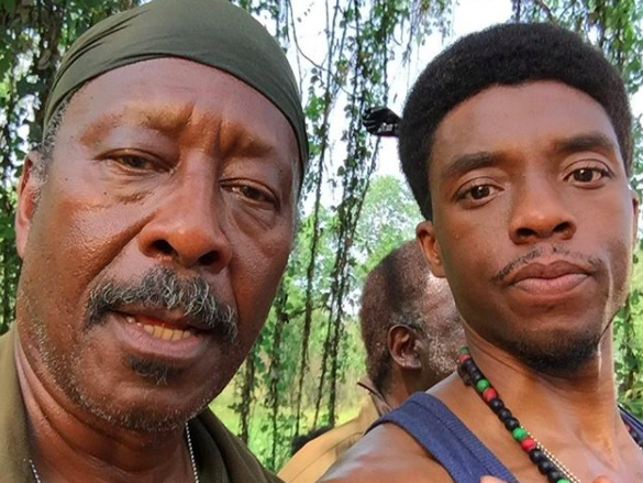 Clarke Peters and Chadwick Boseman