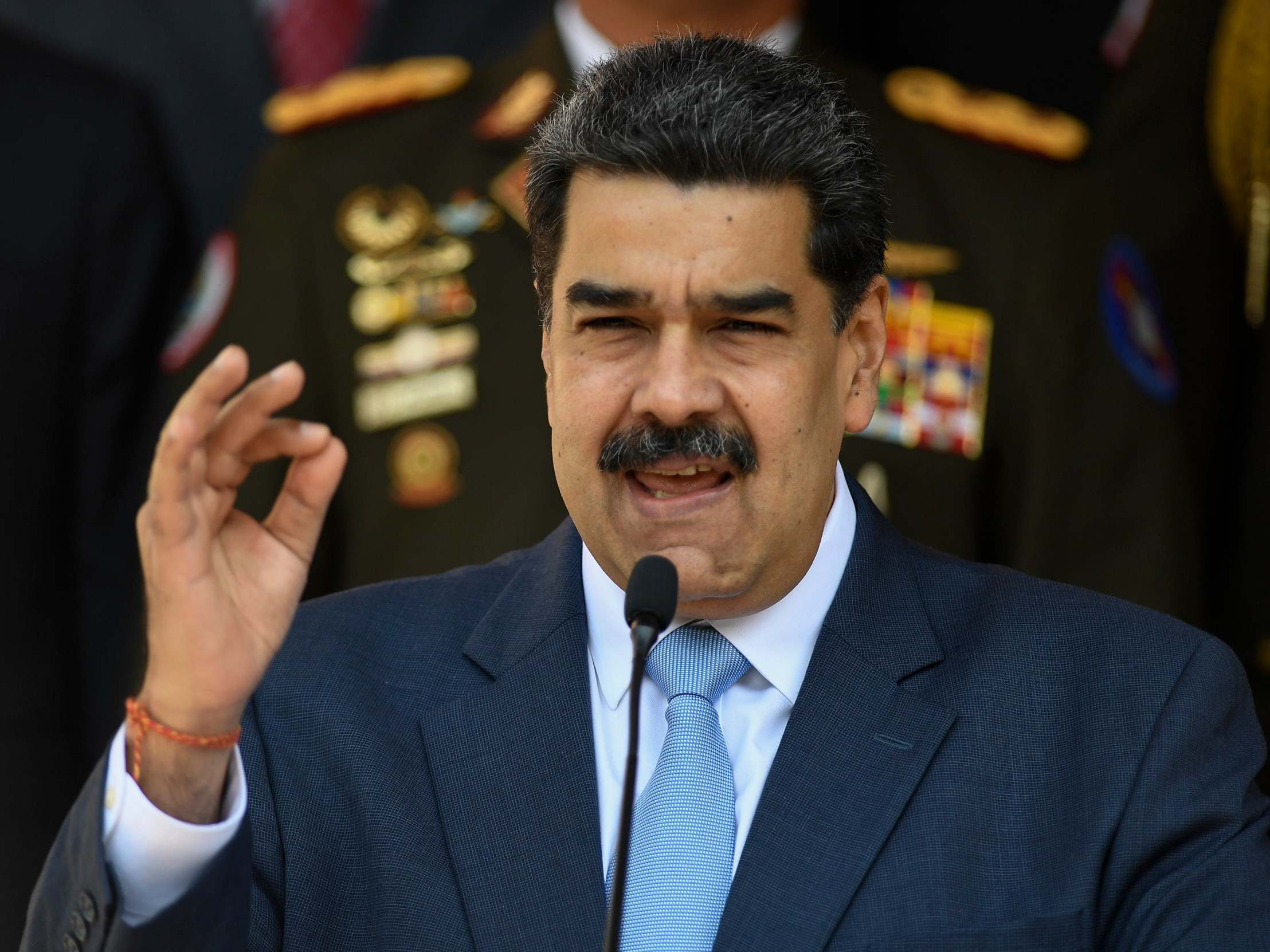 Mr Maduro accused Mr Trump of 'OKing' an attempt on his life