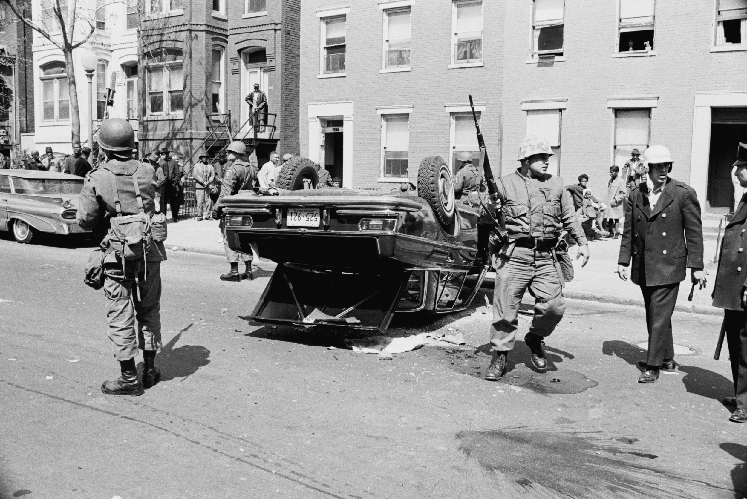 The army deployed in Washington DC after the killing of MLK