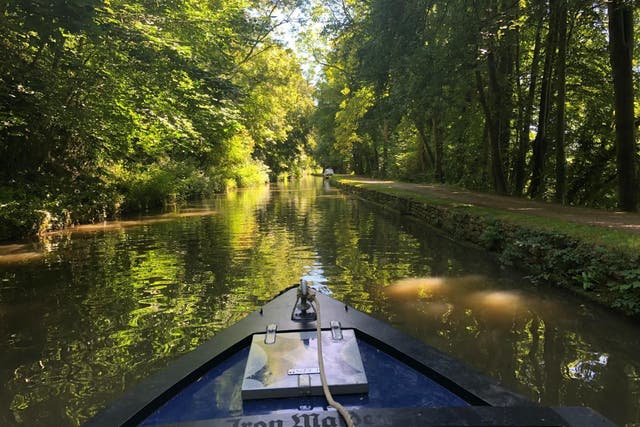 Sam Haddad headed to Bath on a narrowboat adventure