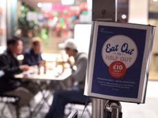 100 million meals sold through Eat Out to Help Out