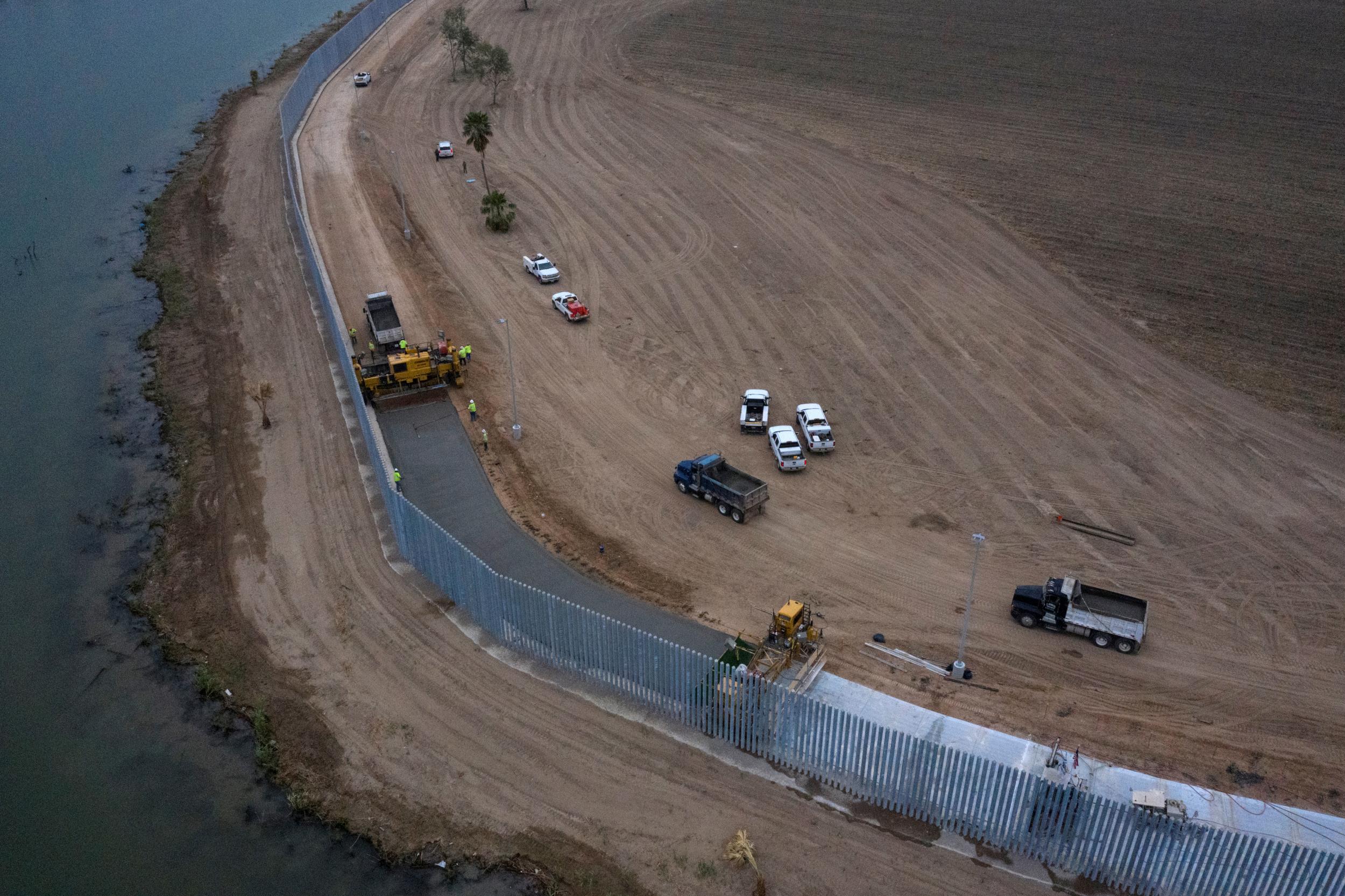 Part of Trump’s border wall at risk of collapse just months after it was built