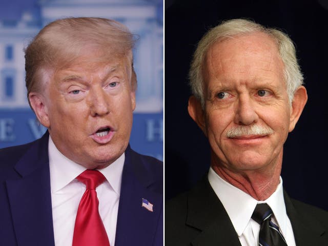Captain Sully calls out Trump's 'lethal lies and incompetence' in a new political ad.