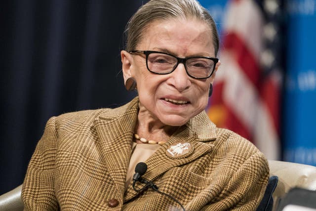 <p>Ruth Bader Ginsburg </p>
