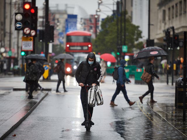 <p>E-scooters are now a common sight on roads and pavements</p>