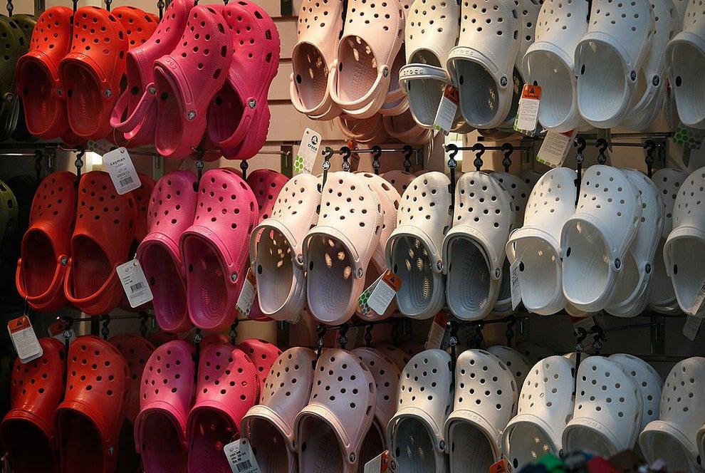 Walmart crocs shop in store