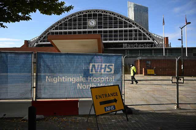 <p>Nightingale hospitals were set up during the first Covid wave but little used </p>