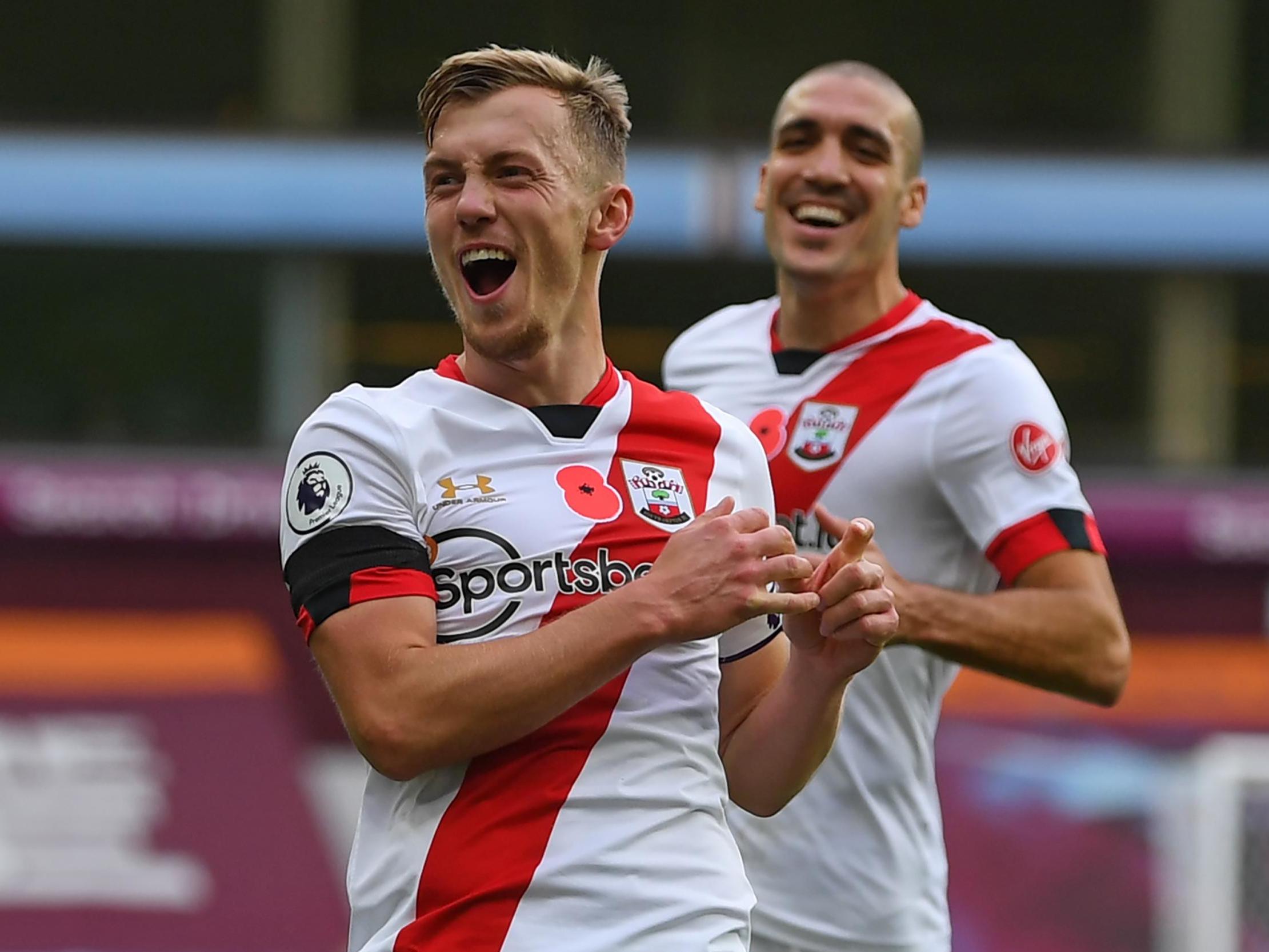 James Ward-Prowse netted a brace for Southampton as they beat Aston Villa