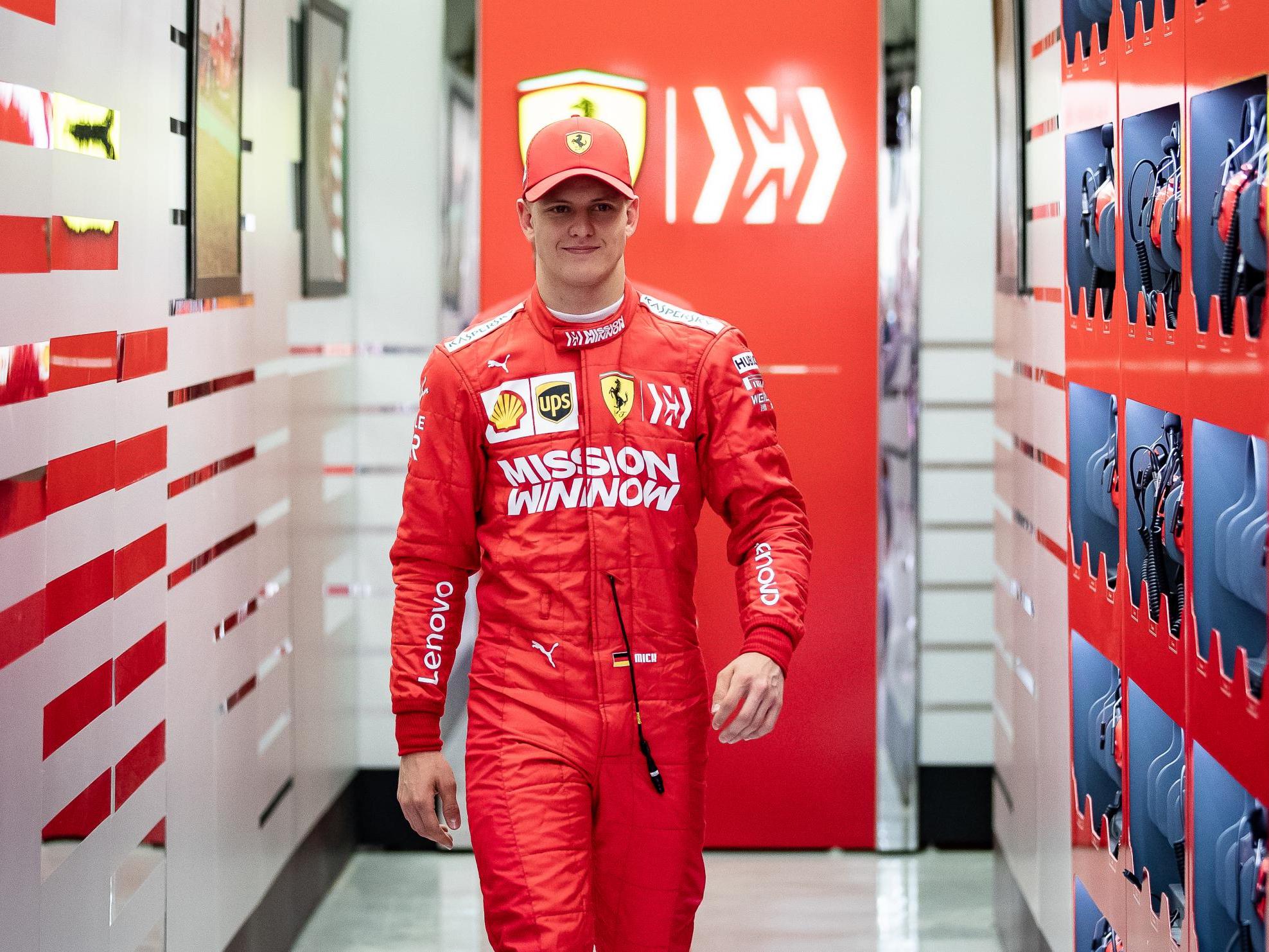 Mick Schumacher is following his father Michael’s racing career