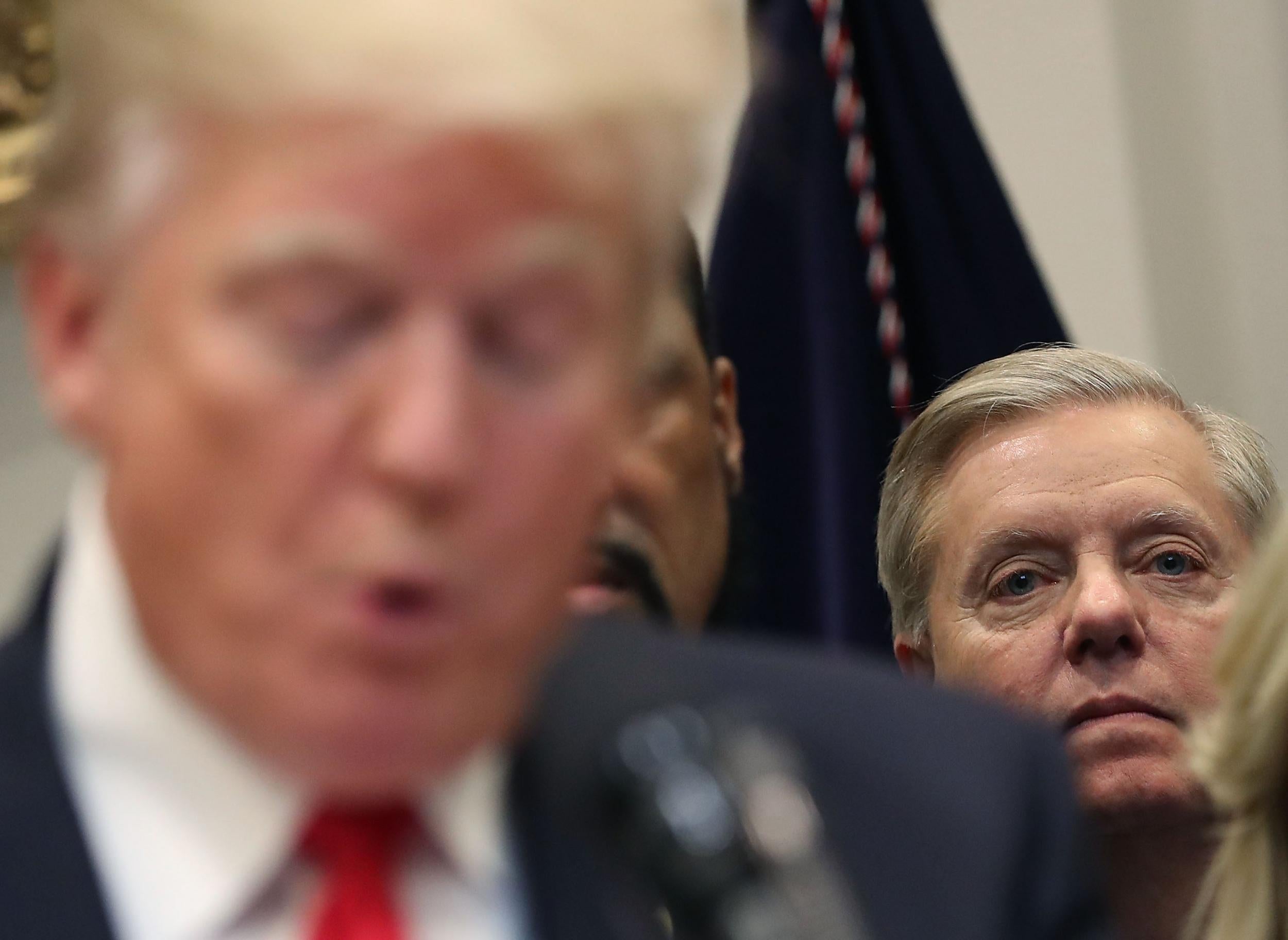 Lindsey Graham has donated $500,000 to overturning the election result