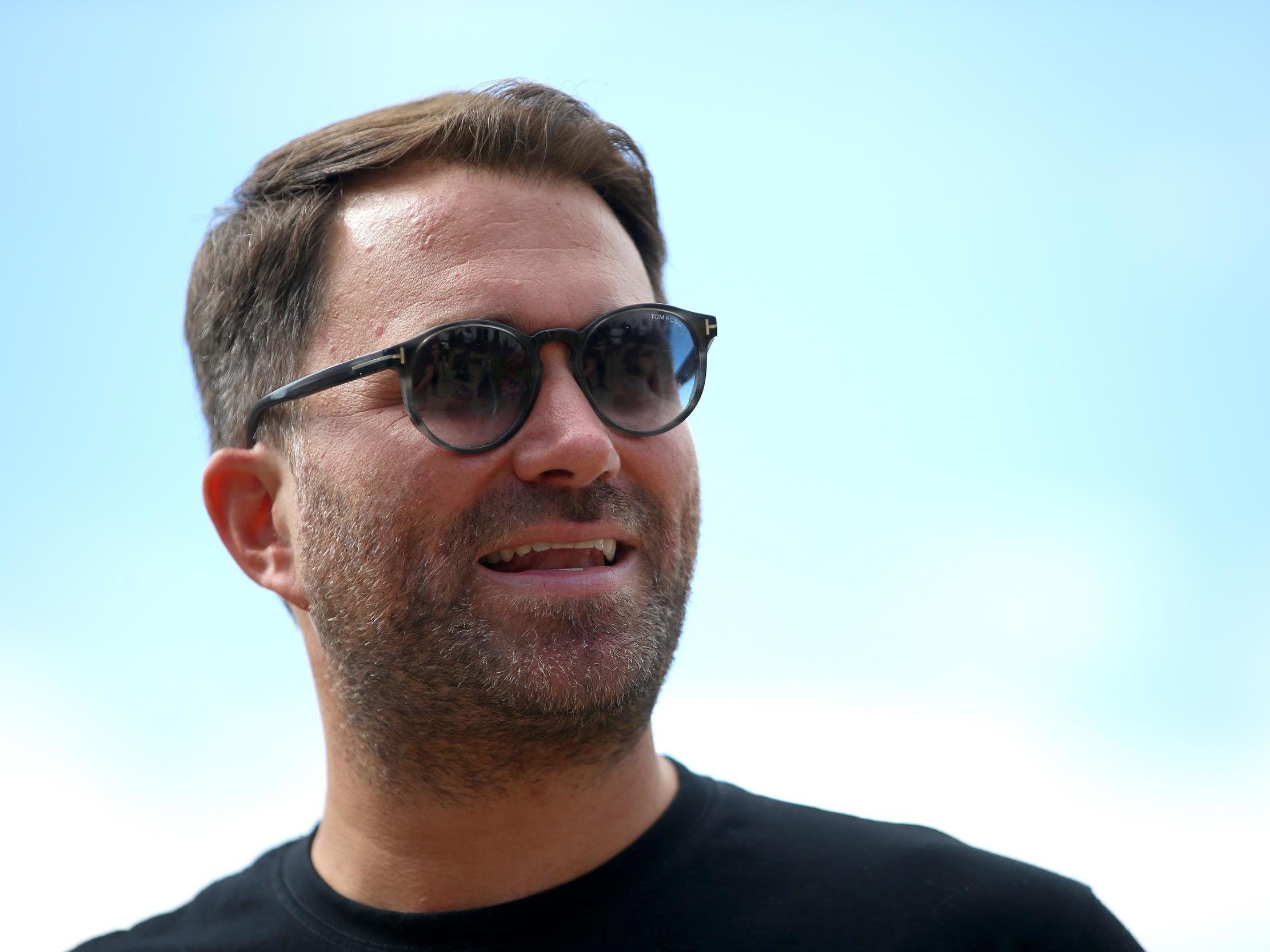 Eddie Hearn is the promoter of Anthony Joshua
