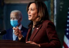 Kamala Harris slams attempts to politicise Colin Powell’s death and vaccination status