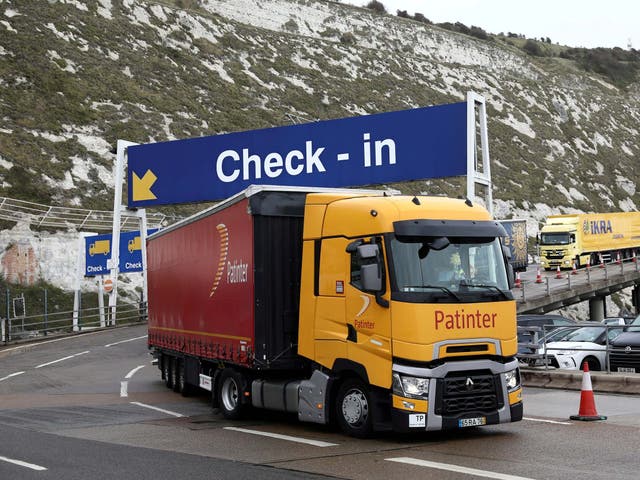 <p>There are fears of more lorry queues in Dover once the transition period ends</p>