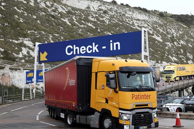 <p>There are fears of more lorry queues in Dover once the transition period ends</p>