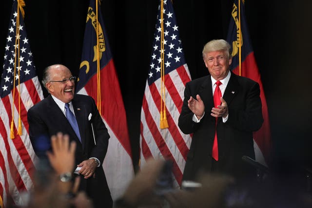 <p>Rudy Giuliani went to bat for Donald Trump in dozens of failed court cases challenging the 2020 election, but reportedly has not been paid for his efforts</p>
