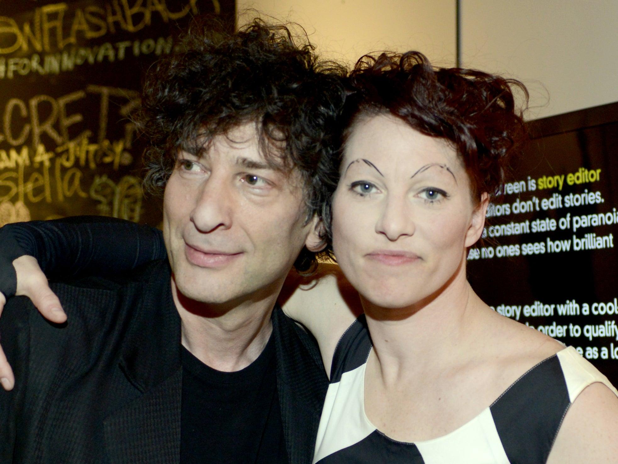 Neil Gaiman and his wife, Amanda Palmer