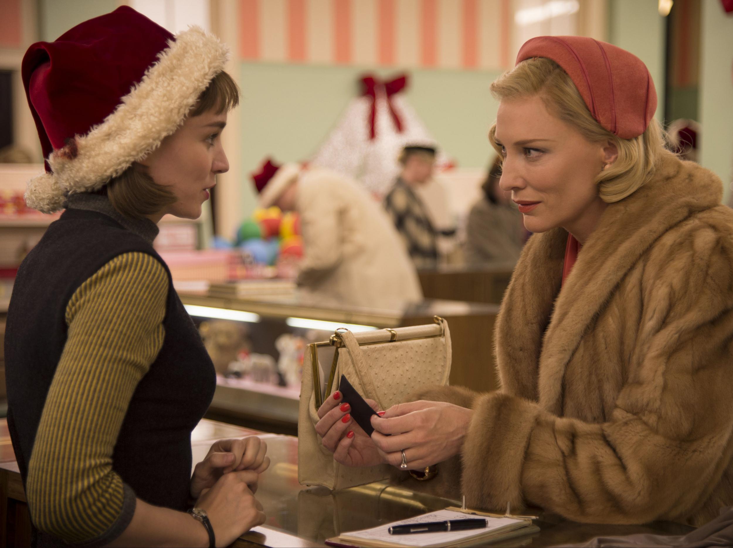 Love story: Rooney Mara and Cate Blanchett in ‘Carol’