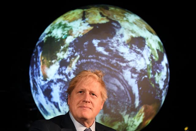 <p>Boris Johnson launches the Cop26 climate summit</p>