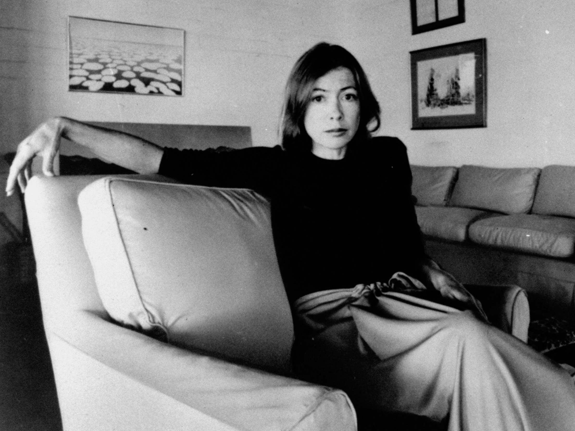 <p>Voice of the future: Didion in 1977</p>