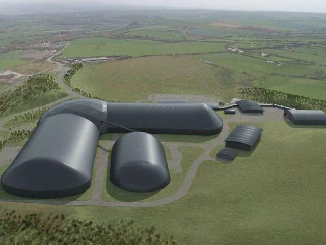 <p>Artist’s impression of the new Woodhouse Colliery near Whitehaven</p>