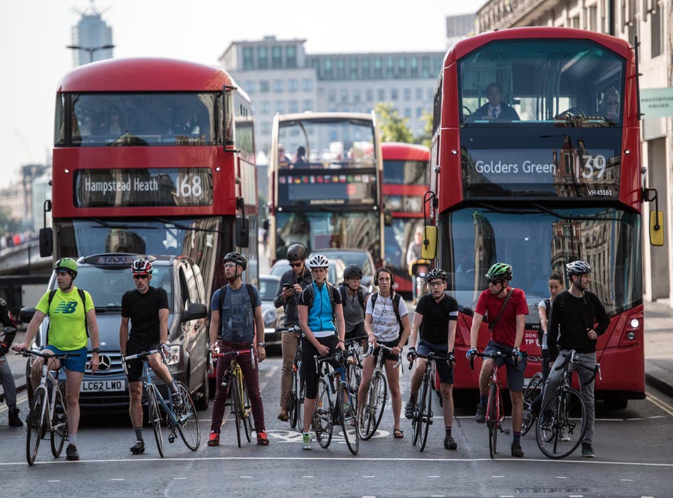 <p>Cyclists will be advised to cycle in the middle of roads when approaching junctions to be more visible to motorists </p>