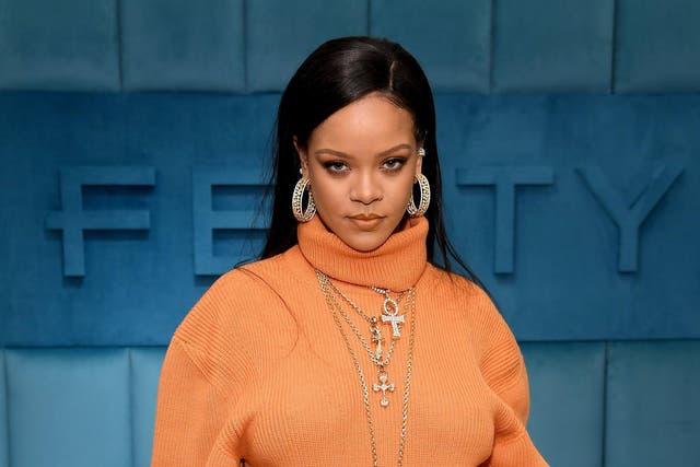 <p>‘Where’s the album, sis?’: Rihanna at a Fenty event in 2020</p>