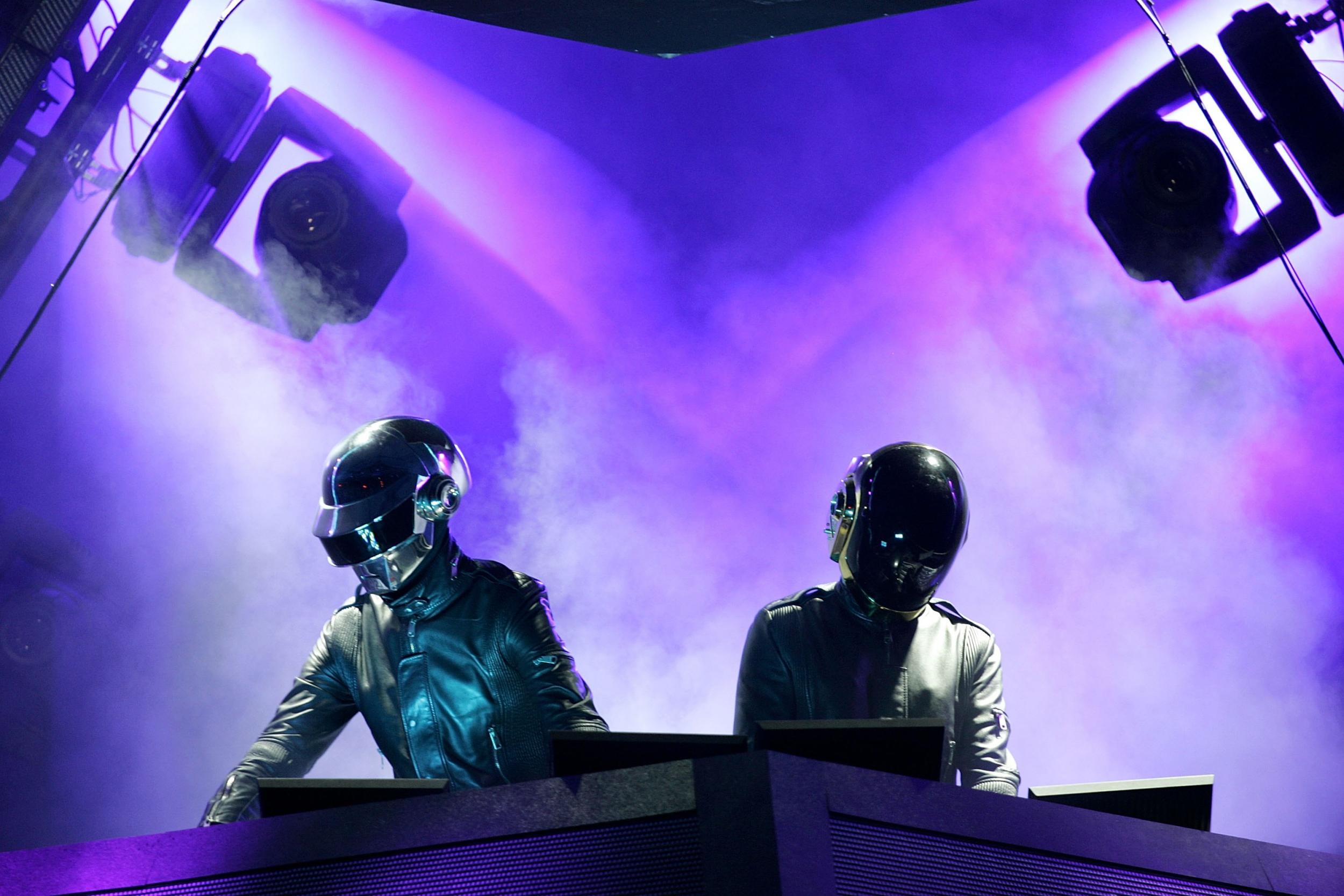 Daft Punk perform at the Coachella in April 2006