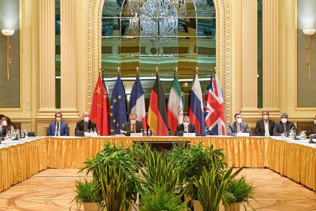 <p>Delegates attend a meeting at the Grand Hotel of Vienna. Diplomats in Vienna have recently complained of experiencing ‘Havana Syndrome’</p>