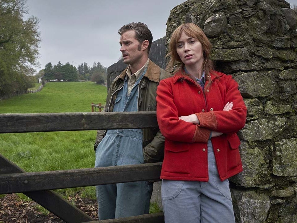 Jamie Dornan and Emily Blunt in ‘Wild Mountain Time’